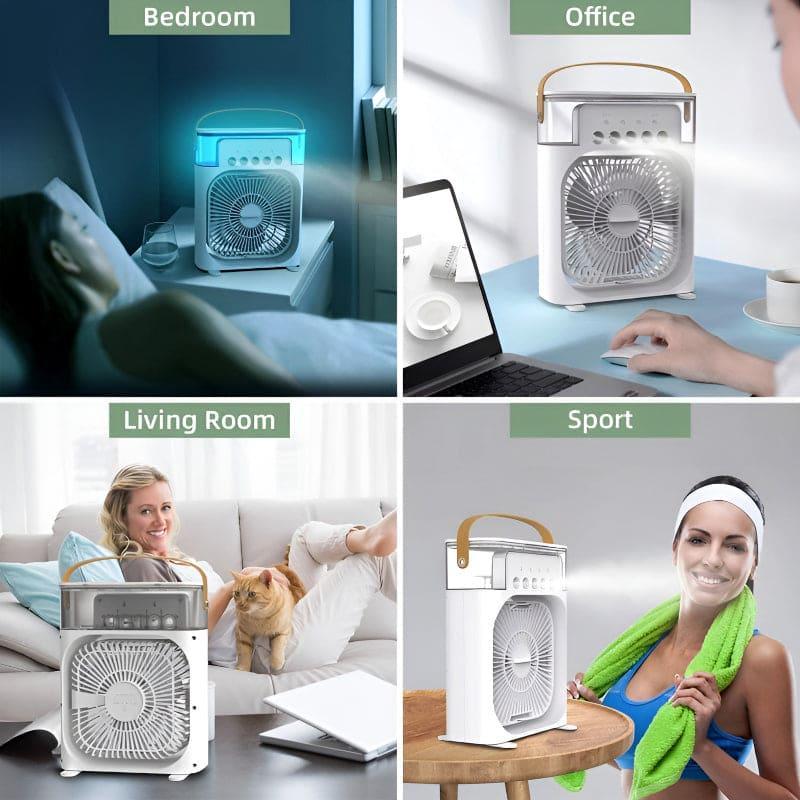 2 Pcs Mini Air Cooler - Versatile, Efficient Cooling for Any Space