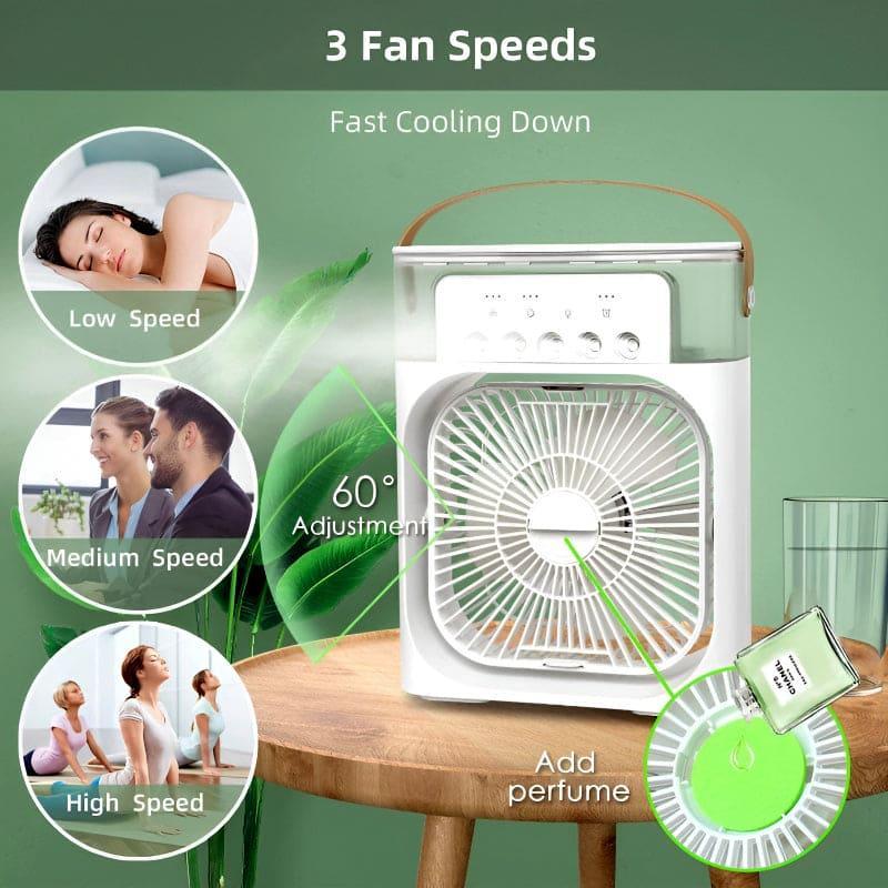 2 Pcs Mini Air Cooler - Versatile, Efficient Cooling for Any Space