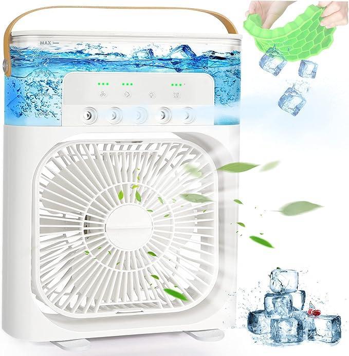 2 Pcs Mini Air Cooler - Versatile, Efficient Cooling for Any Space